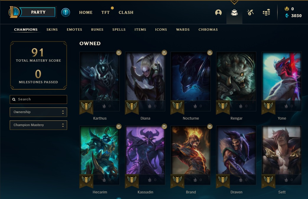 EUW Master Rank LoL Account Image 2